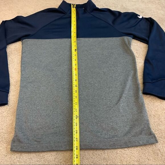 NIKE Therma-fit half-zip Navy gray golf top size small - Picture 9 of 10